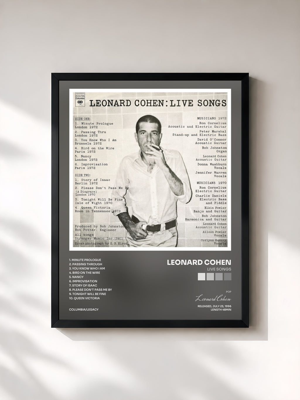 Leonard Cohen · Live Songs