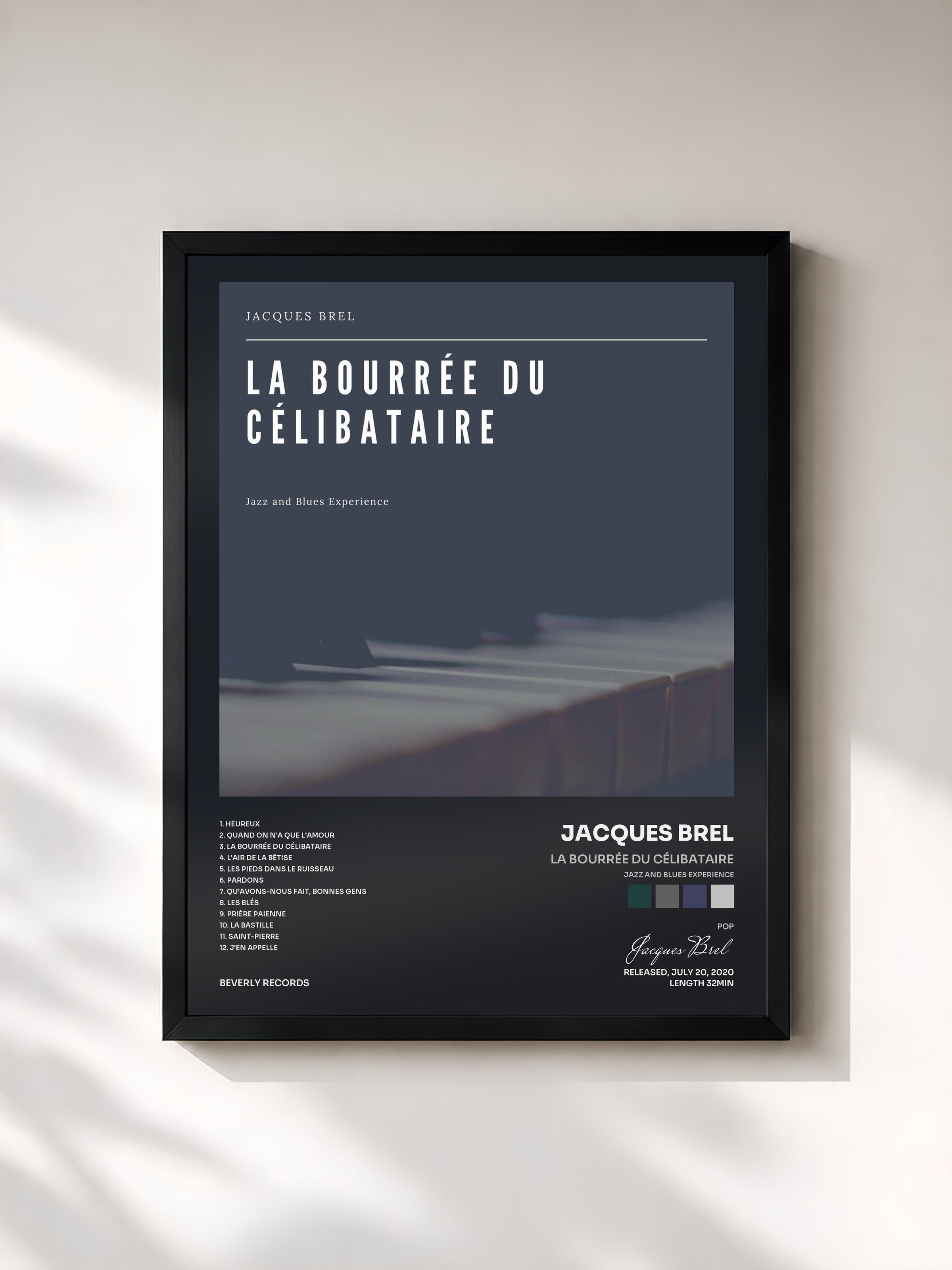 Jacques Brel · La bourrée du célibataire (Jazz and Blues Experience)