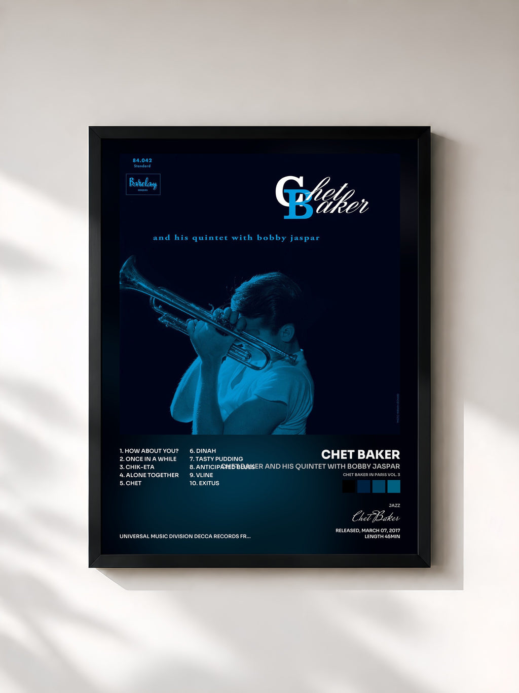 Chet Baker · Chet Baker And His Quintet With Bobby Jaspar (Chet Baker in Paris Vol. 3)