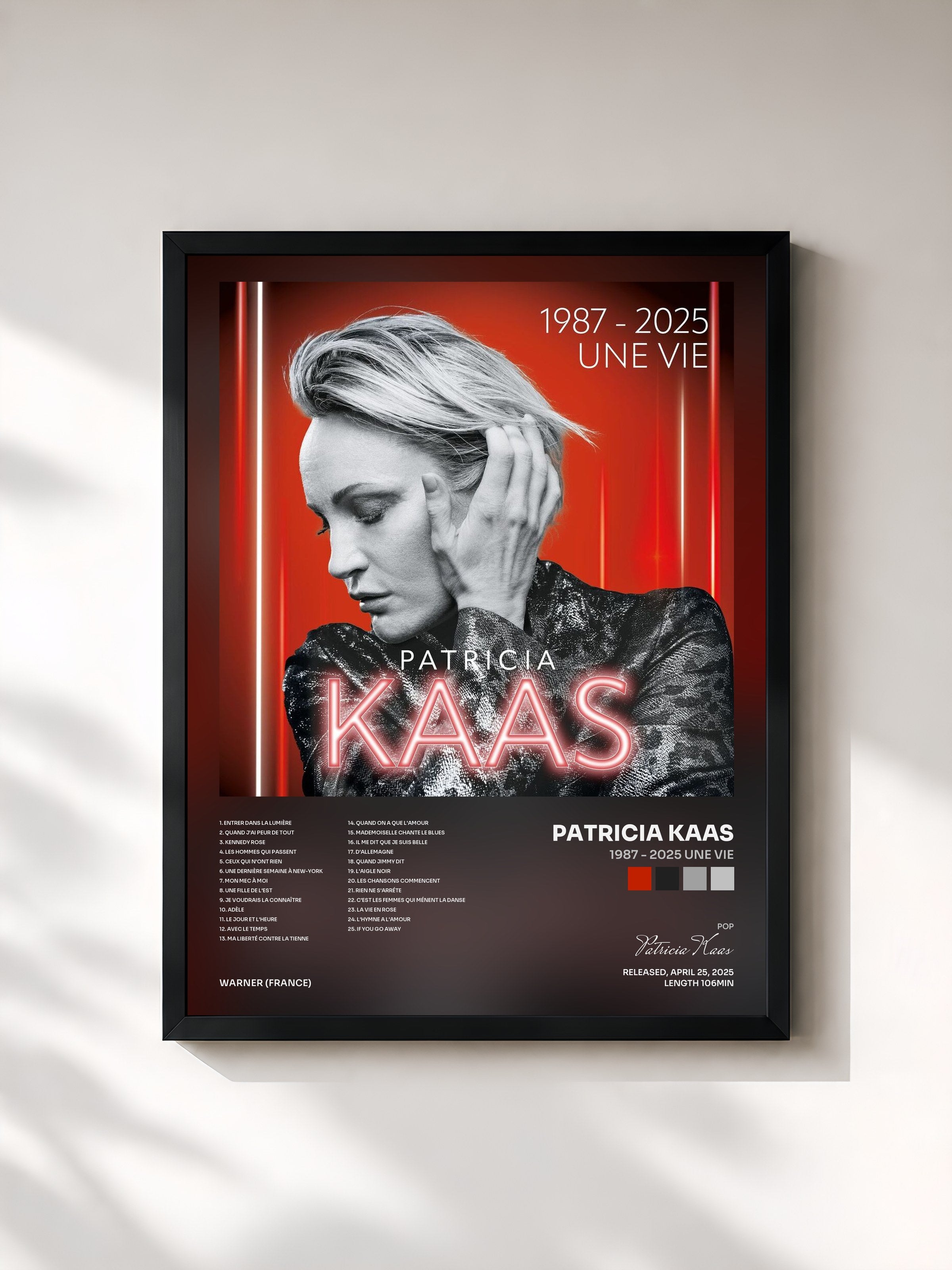 Patricia Kaas · 1987 - 2025 Une vie