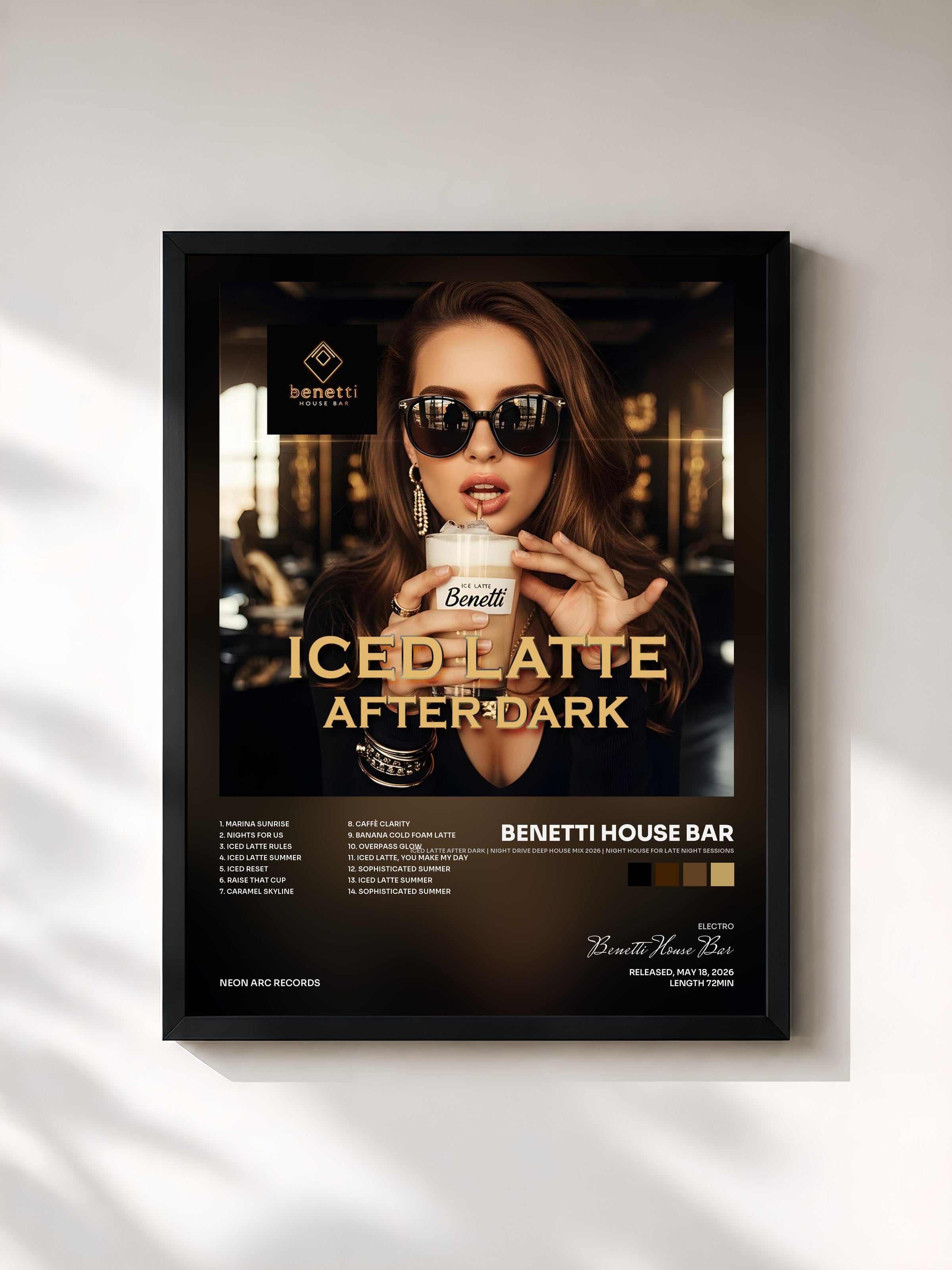 Benetti House Bar · Iced Latte After Dark | Night Drive Deep House Mix 2026 | Night House for Late Night Sessions