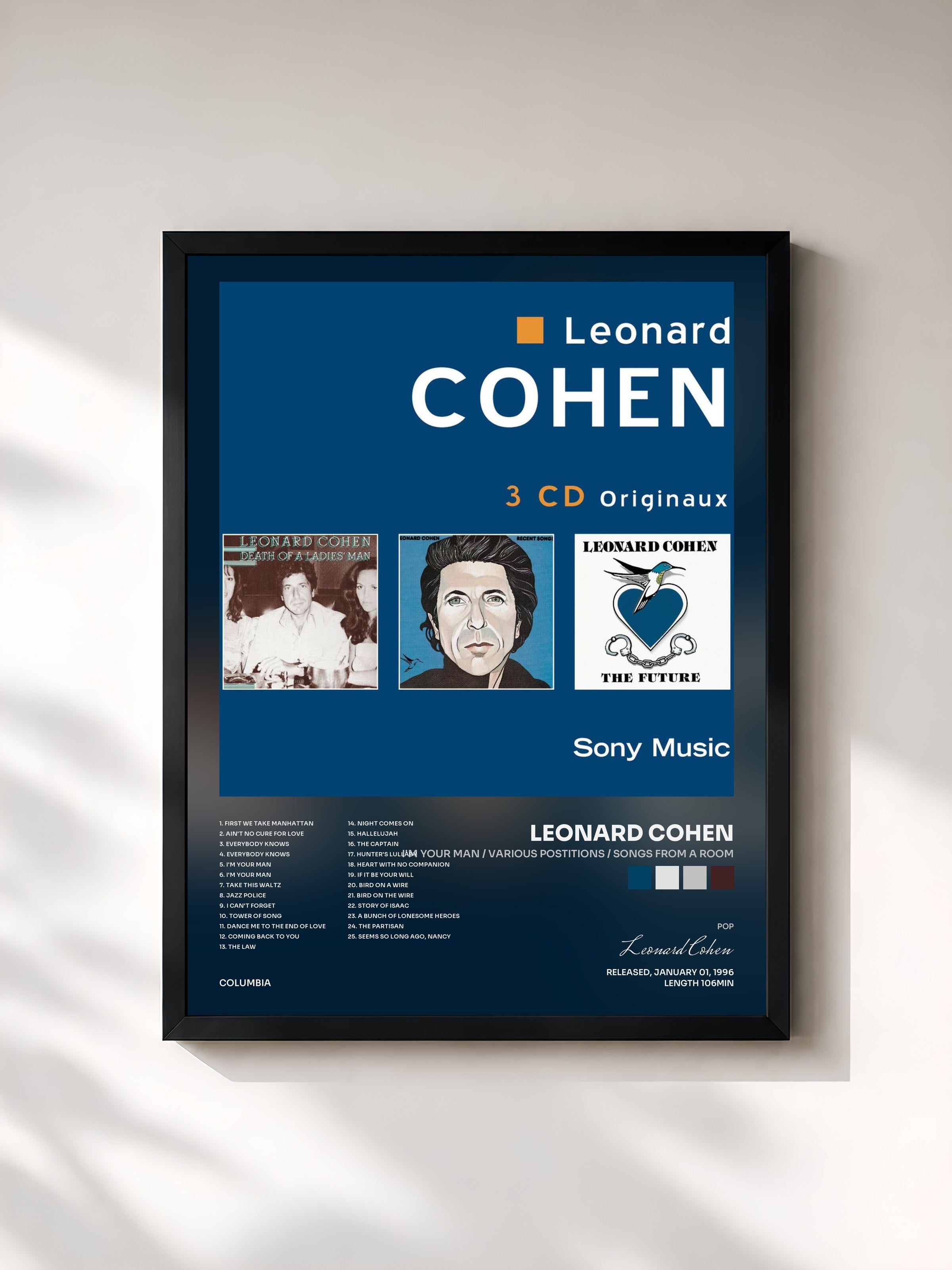 Leonard Cohen · I'm Your Man / Various Postitions / Songs from a Room