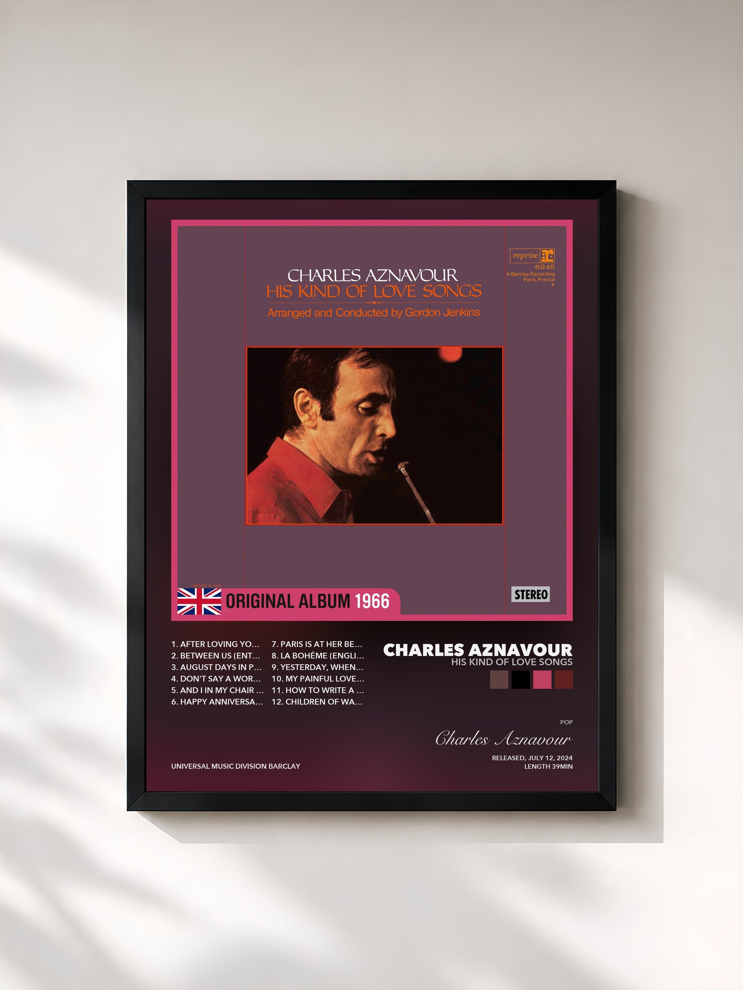 Charles Aznavour – His Kind Of Love Songs