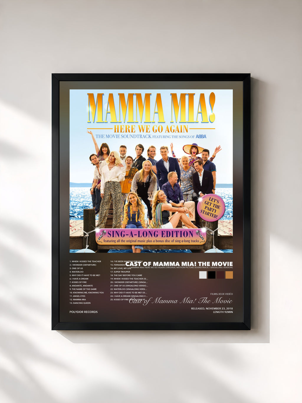 Cast of Mamma Mia! The Movie – Mamma Mia! Here We Go Again (Original Motion Picture Soundtrack / Singalong Version)