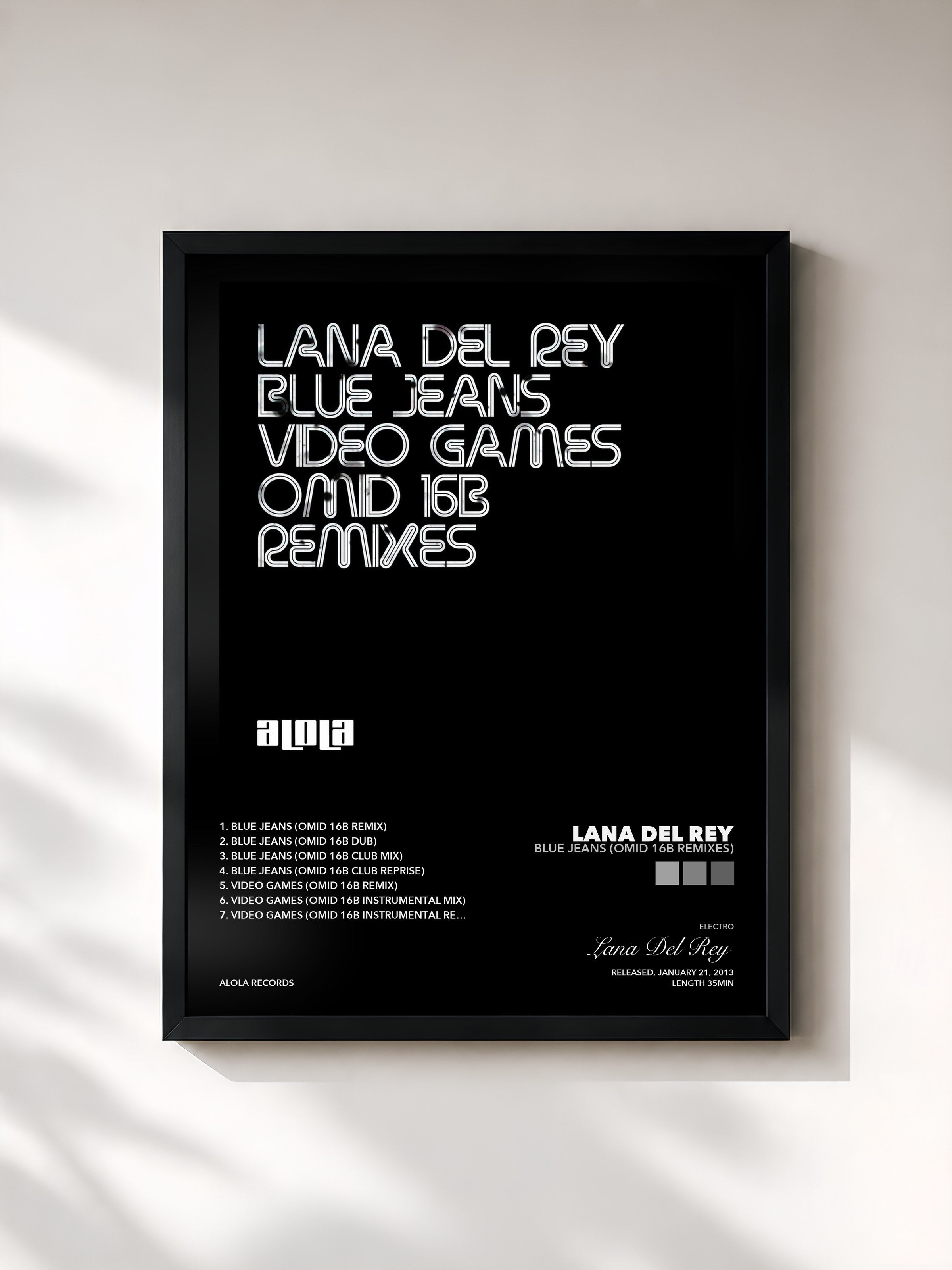Lana Del Rey – Blue Jeans (Omid 16B Remixes)