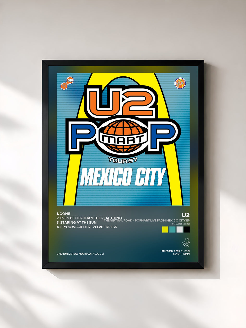 U2 · The Virtual Road – PopMart Live From Mexico City EP (Remastered 2021)