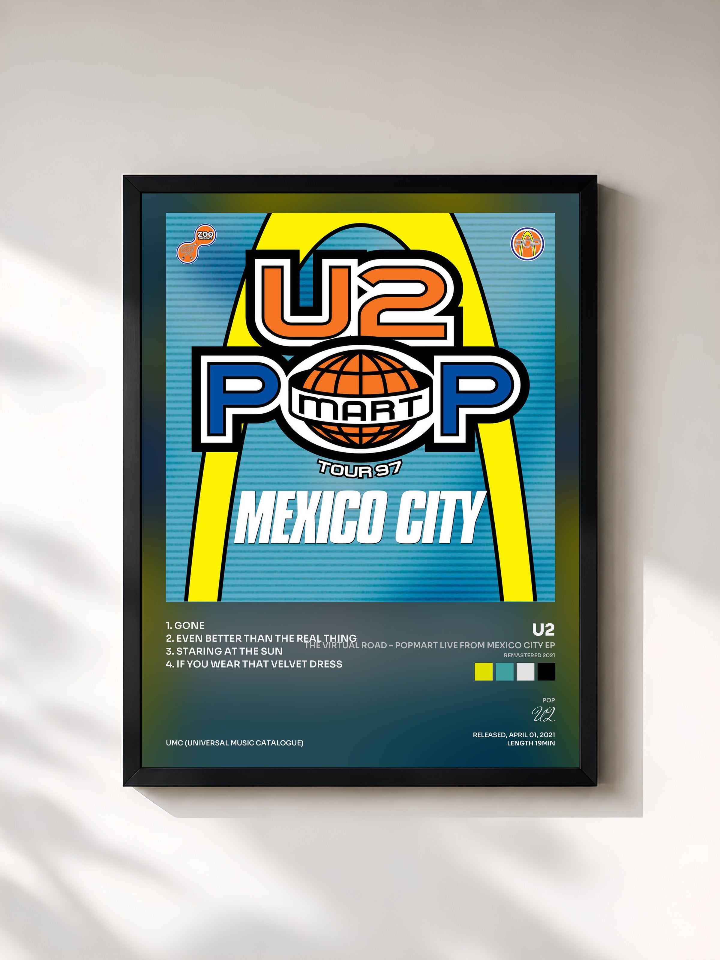 U2 · The Virtual Road – PopMart Live From Mexico City EP (Remastered 2021)