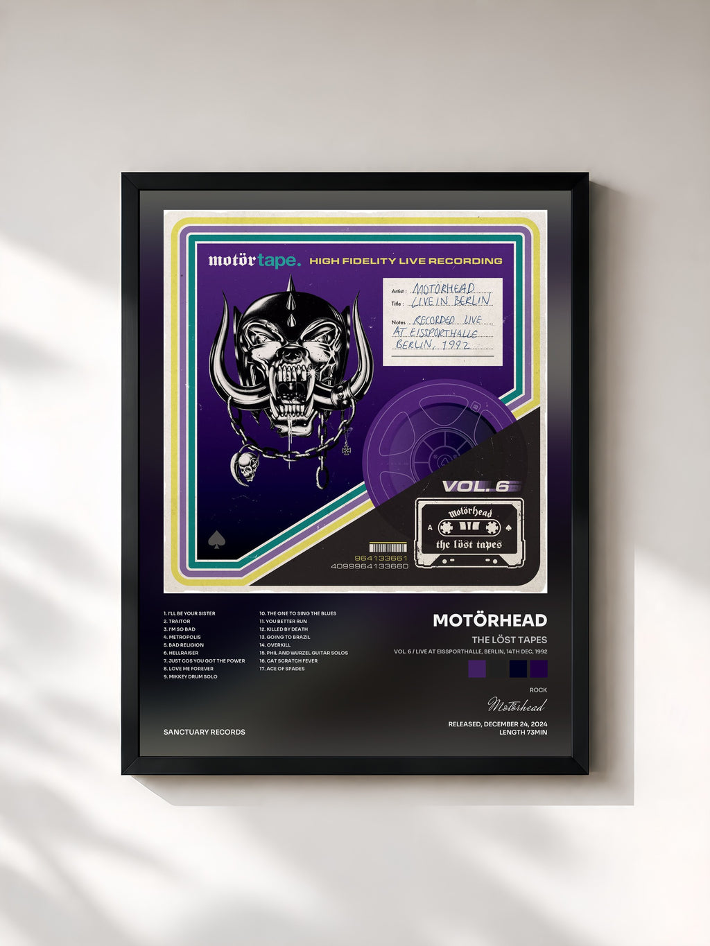Motörhead · The Löst Tapes (Vol. 6 / Live at Eissporthalle, Berlin, 14th Dec, 1992)