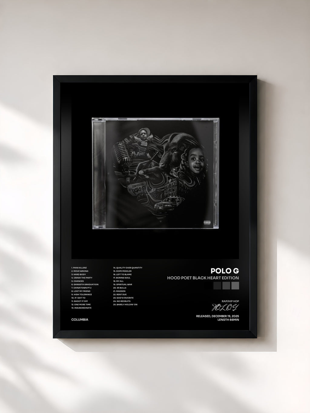 POLO G · Hood Poet Black Heart Edition
