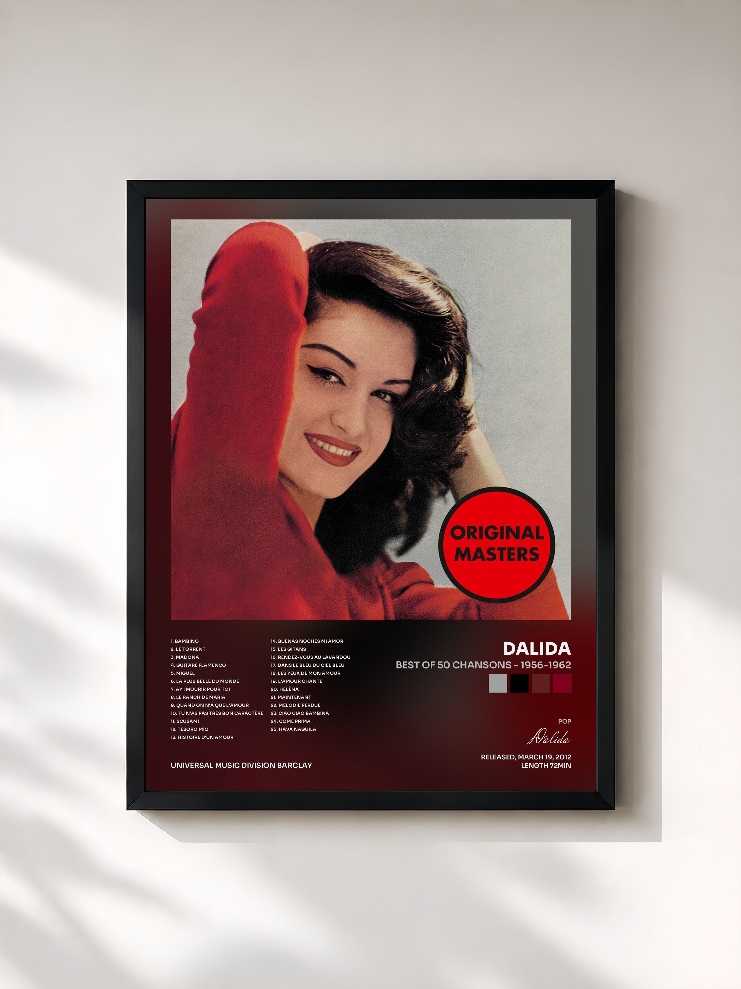 Dalida · Best Of 50 Chansons - 1956-1962