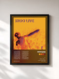 Tableau de l'album Indo Live de Indochine, imprimé et encadré en France