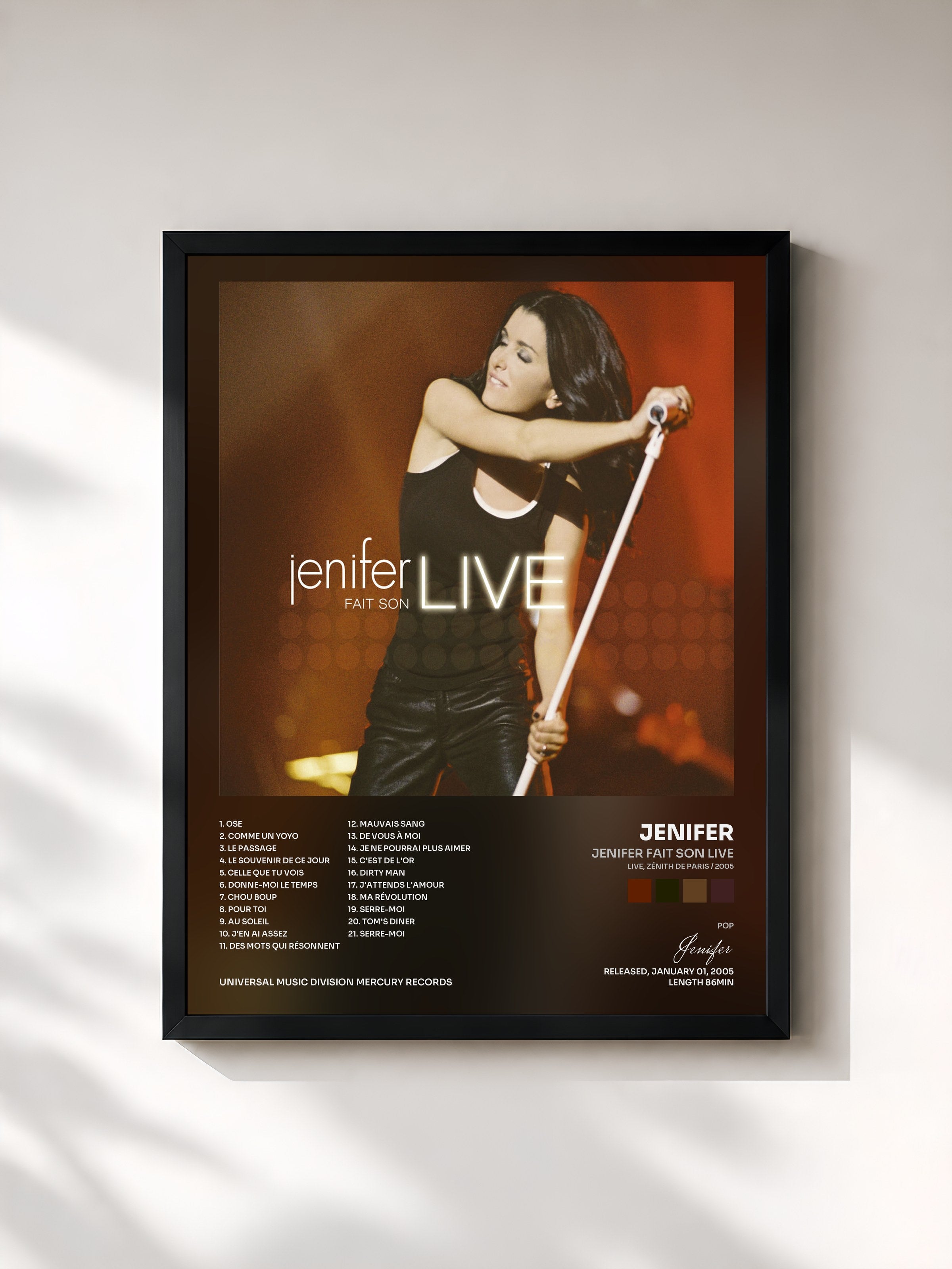 Jenifer · Jenifer fait son live (Live, Zénith de Paris / 2005)