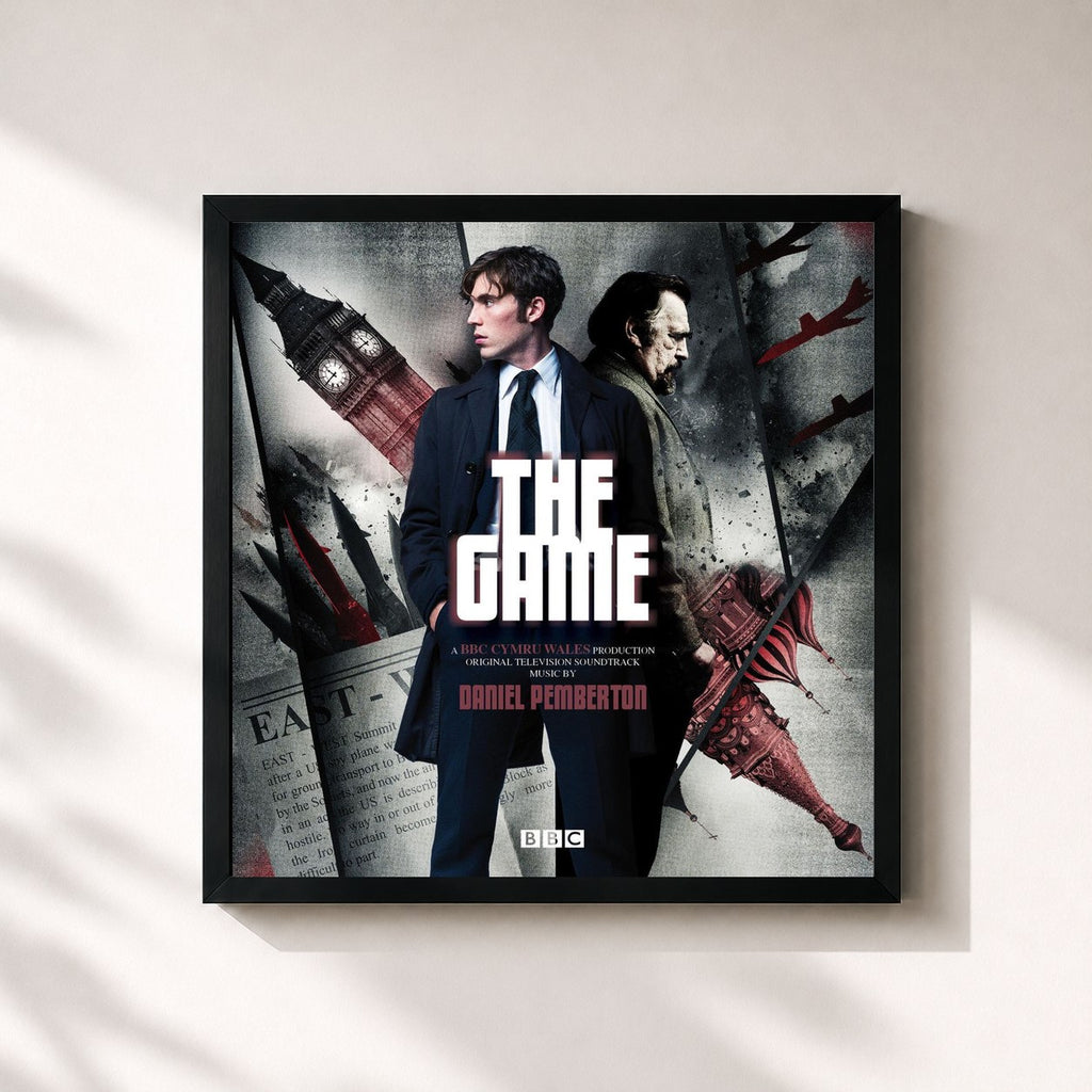Tableau de l'album The Game (Original Television Soundtrack) de Daniel Pemberton, imprimé et encadré en France