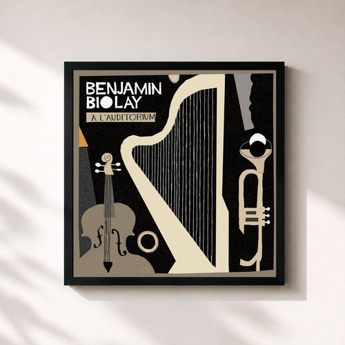 Benjamin Biolay · À l'auditorium - Live — Gerahmter Kunstdruck
