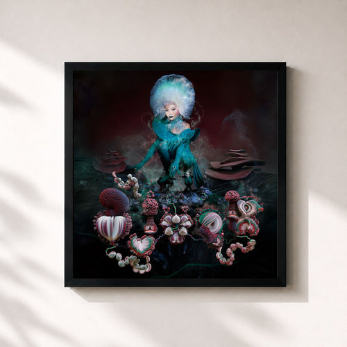 Björk · Fossora — Gerahmter Kunstdruck