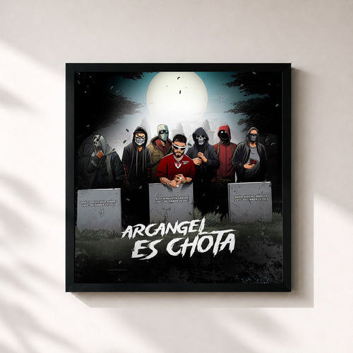Anuel AA · Arcangel Es Chota — Gerahmter Kunstdruck