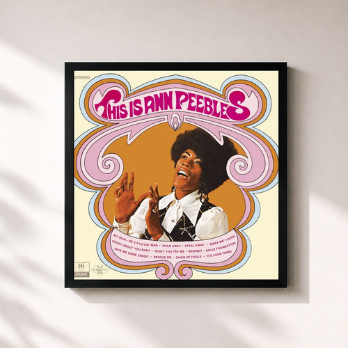 Ann Peebles · This is Ann Peebles — Gerahmter Kunstdruck