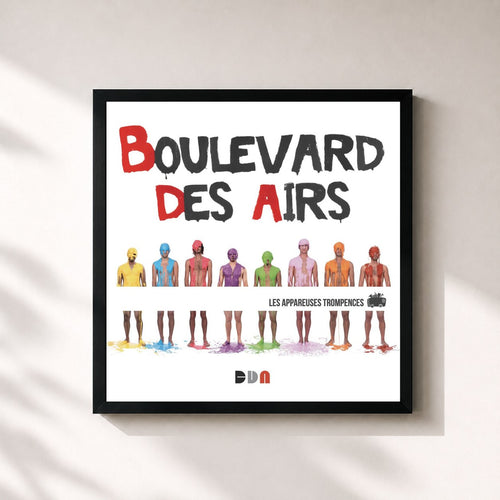 Boulevard des airs · Les appareuses trompences — Gerahmter Kunstdruck