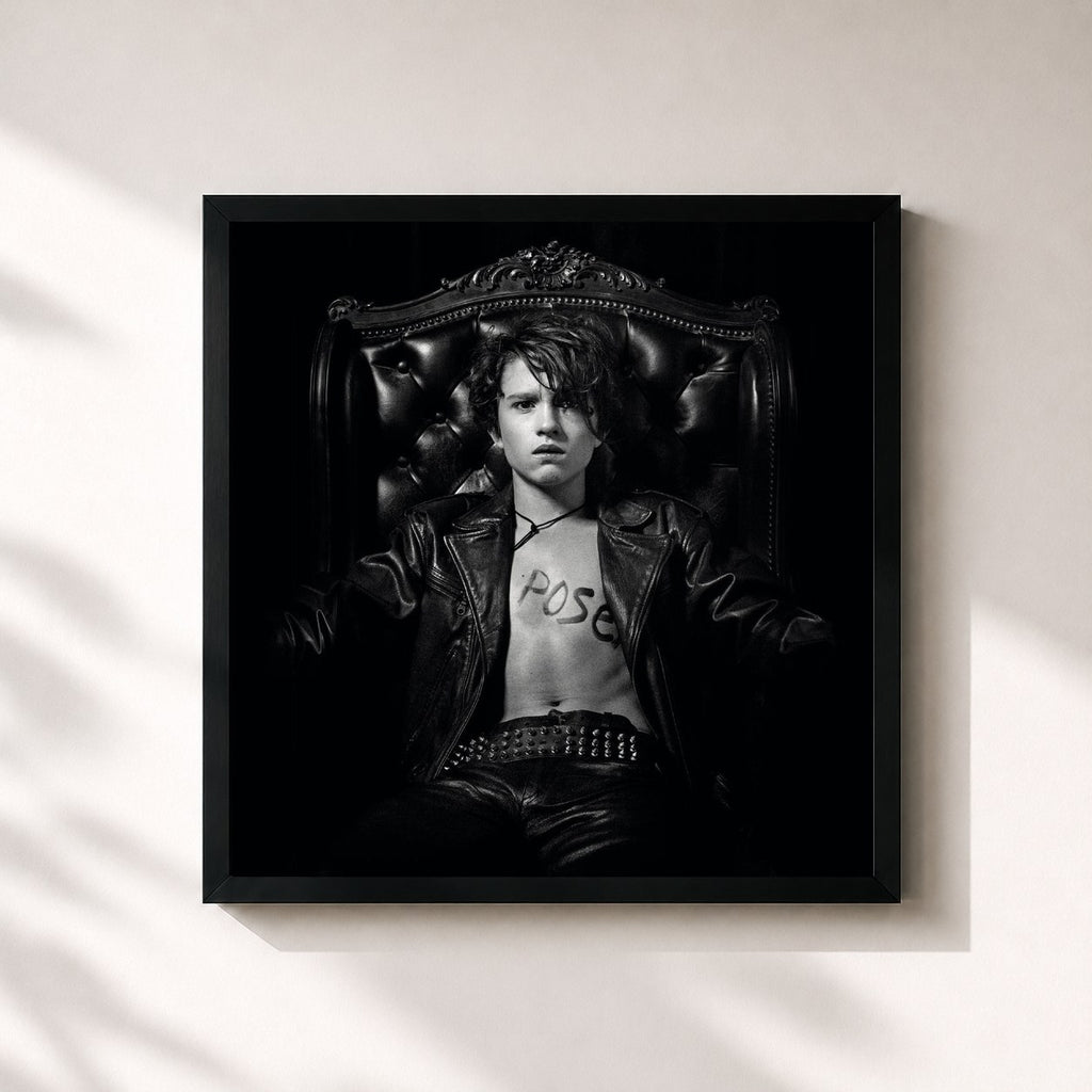 Tableau de l'album Singles Collection (1981-2001) de Indochine, imprimé et encadré en France