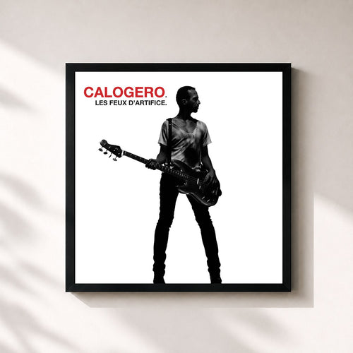 Calogero · Les feux d'artifice — Affiche encadrée