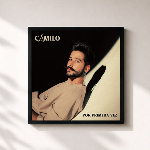 Camilo · Por Primera Vez — Lámina enmarcada