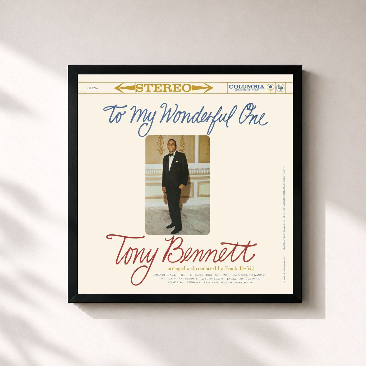 Tony Bennett · To My Wonderful One