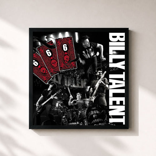 Billy Talent · 666 Live — Gerahmter Kunstdruck