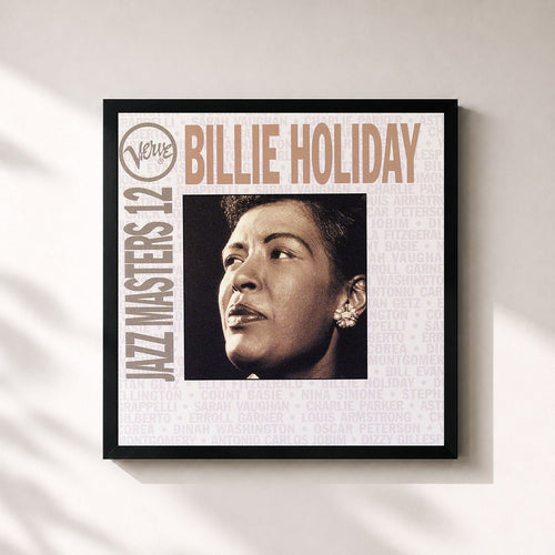 Billie Holiday · Verve Jazz Masters 12: Billie Holiday — Lámina enmarcada