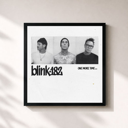 blink-182 · ONE MORE TIME... — Gerahmter Kunstdruck