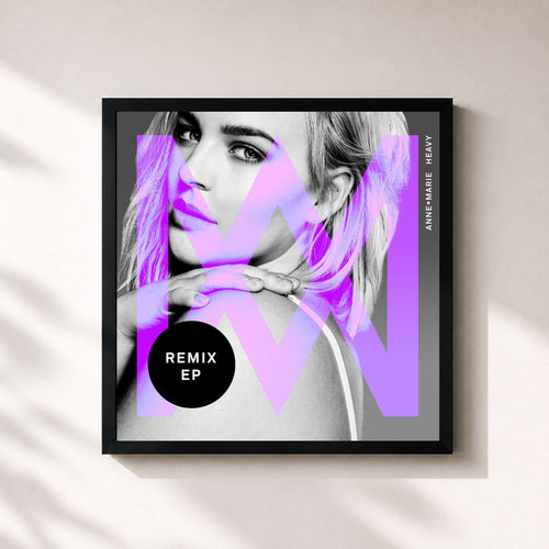 Anne-Marie · Heavy (Remixes) — Gerahmter Kunstdruck