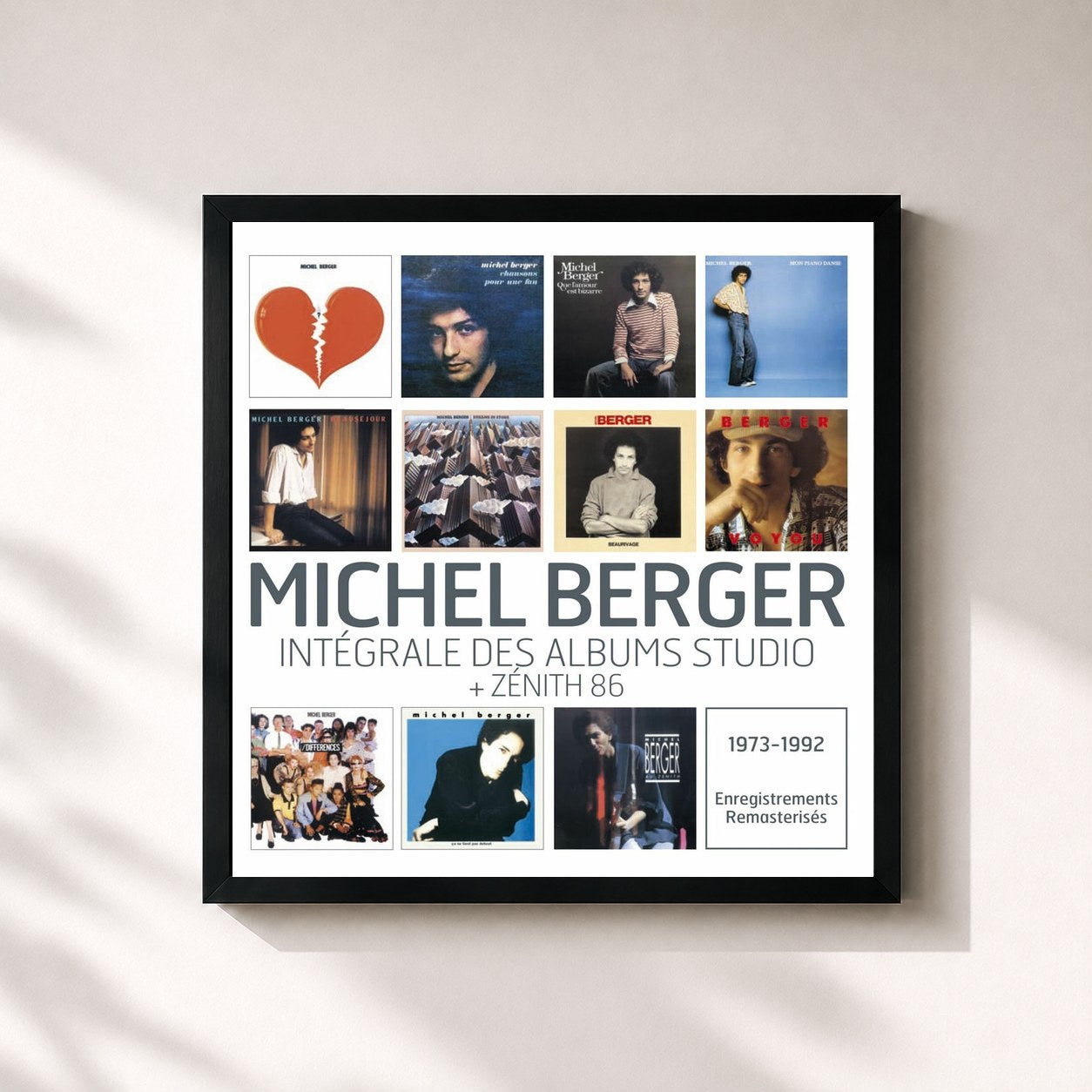 Michel Berger · Michel Berger : Intégrale des albums studios + live