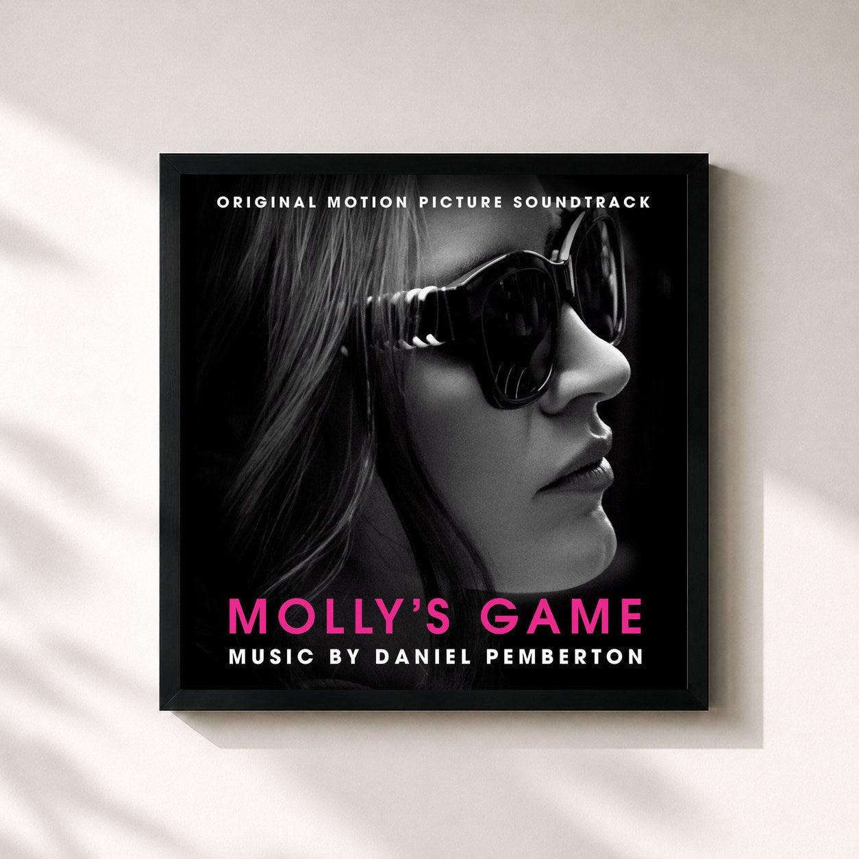 Tableau de l'album Molly's Game (Original Motion Picture Soundtrack) de Daniel Pemberton, imprimé et encadré en France