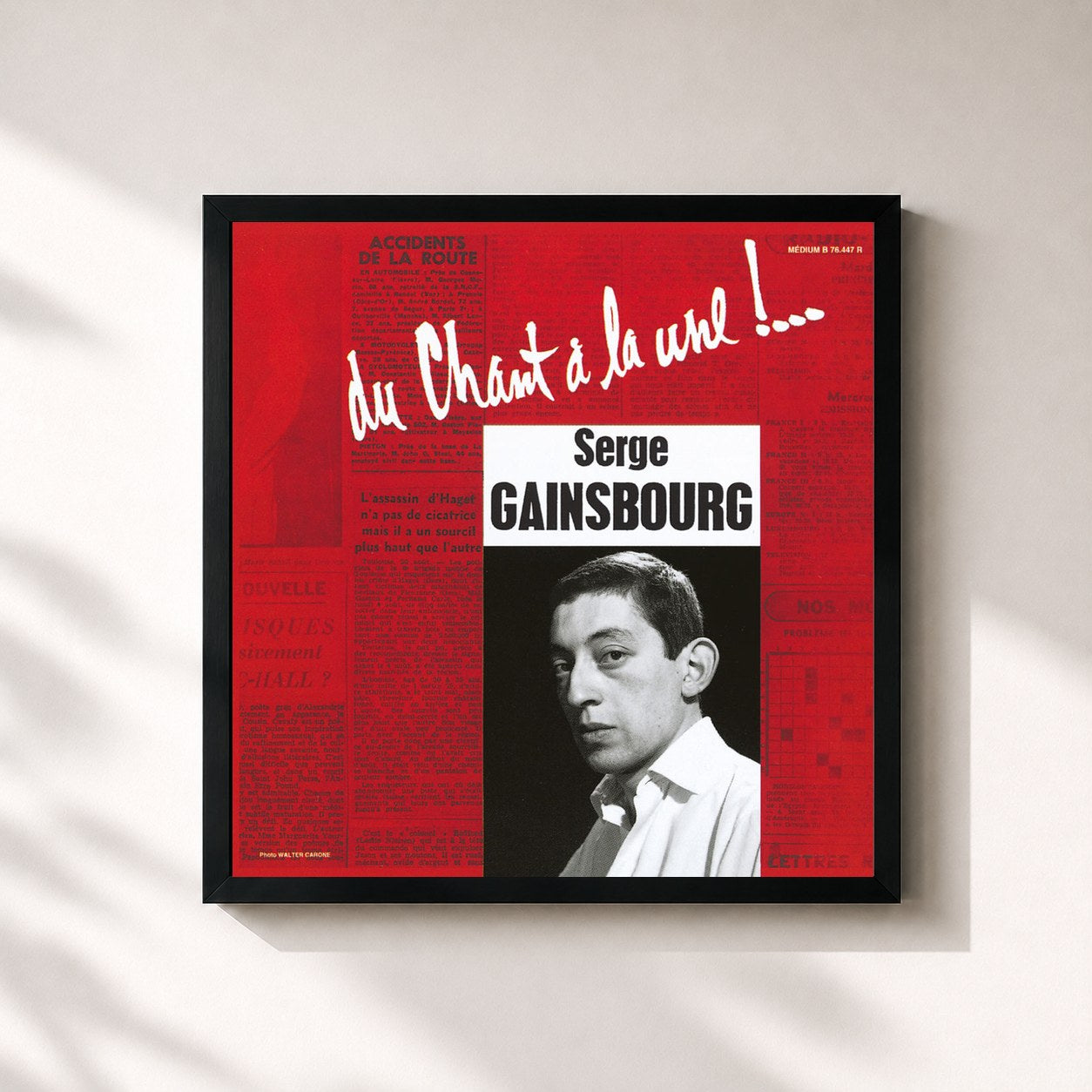 Serge Gainsbourg · Du chant à la une !