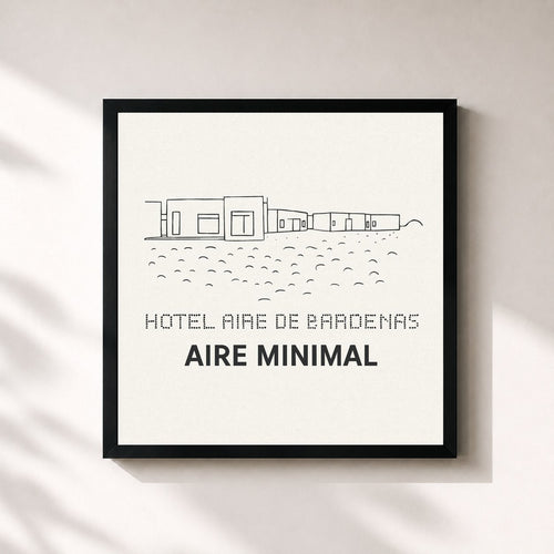 Carlos Aire · AIRE MINIMAL 1 — Lámina enmarcada