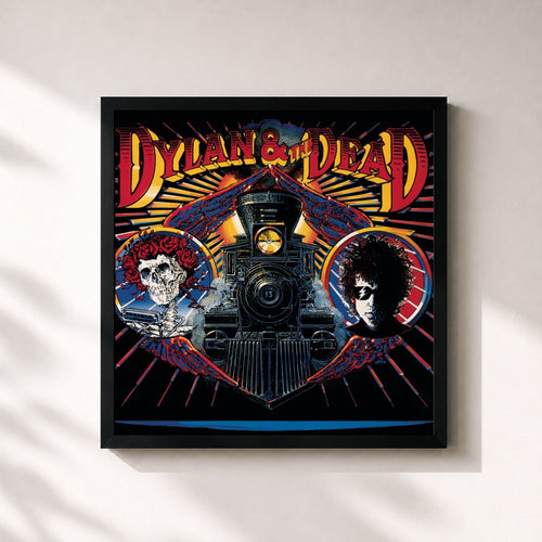 Bob Dylan · Dylan & The Dead — Lámina enmarcada