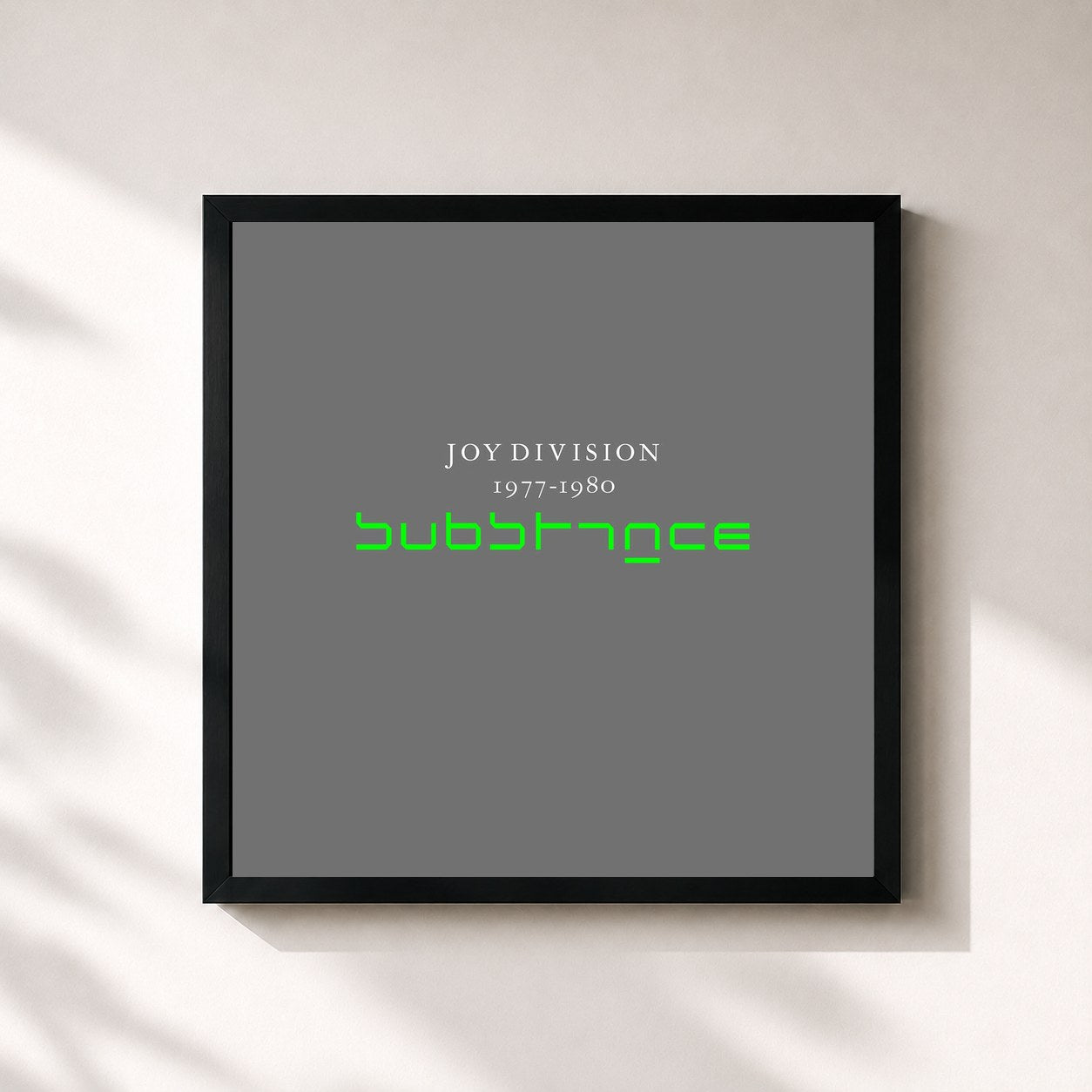 Joy Division · Substance