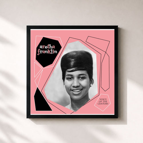 Aretha Franklin · Voice of the Century — Affiche encadrée