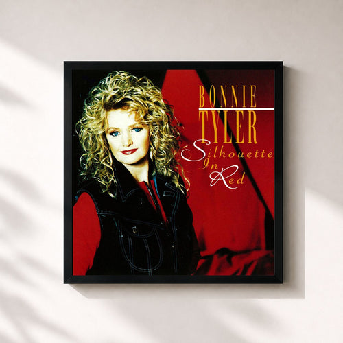 Bonnie Tyler · Silhouette In Red — Affiche encadrée