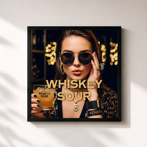 Benetti House Bar · Whiskey Sour Nights 2026, Vol. 2 — Gerahmter Kunstdruck