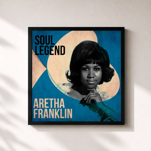 Aretha Franklin · Soul Legend — Gerahmter Kunstdruck