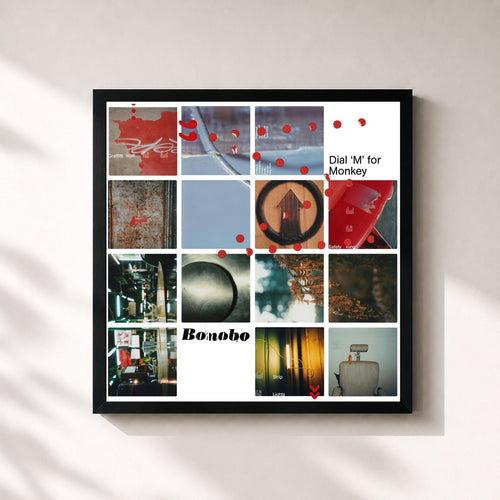 Bonobo · Dial 'M' for Monkey — Affiche encadrée
