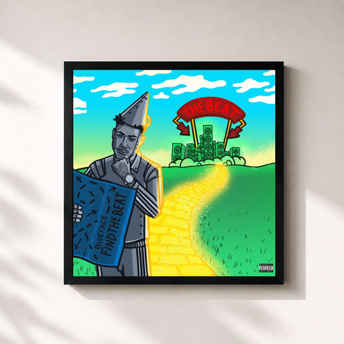 Blueface · Find The Beat — Framed art print
