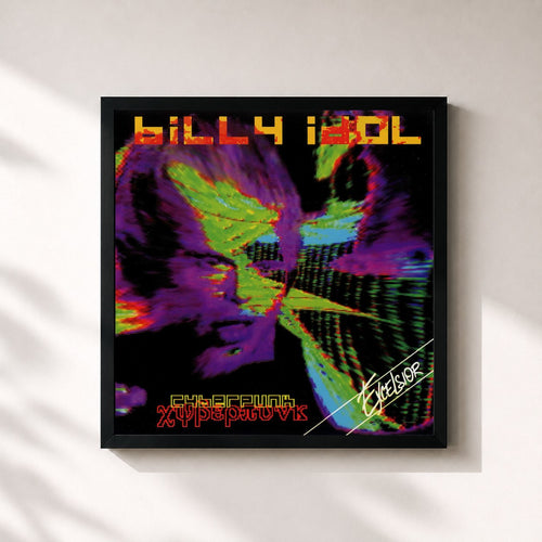 Billy Idol · Cyberpunk — Gerahmter Kunstdruck
