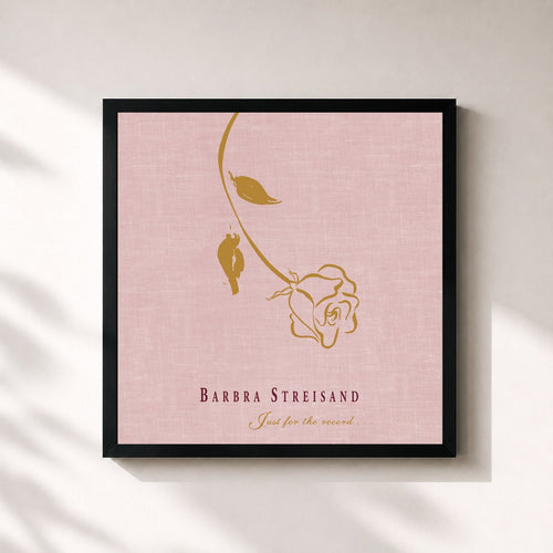 Barbra Streisand · Just For The Record... — Gerahmter Kunstdruck