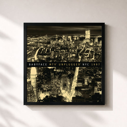 Babyface · Babyface Unplugged NYC 1997 — Gerahmter Kunstdruck