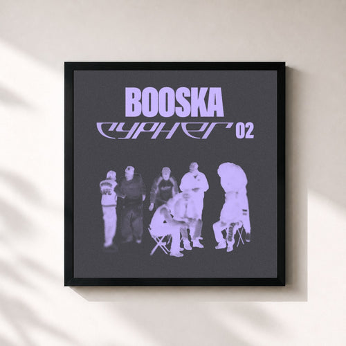 Booska-P · BOOSKA CYPHER 02 — Affiche encadrée