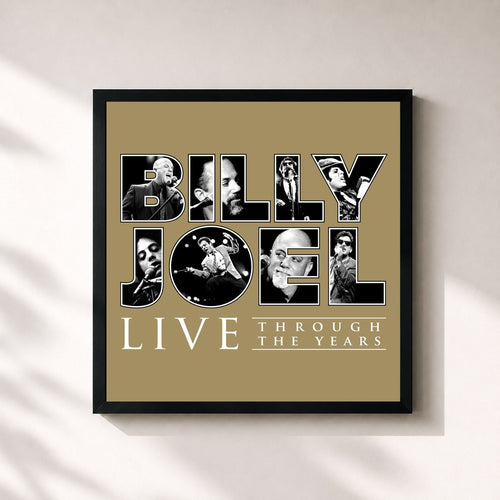 Billy Joel · Live Through the Years — Gerahmter Kunstdruck