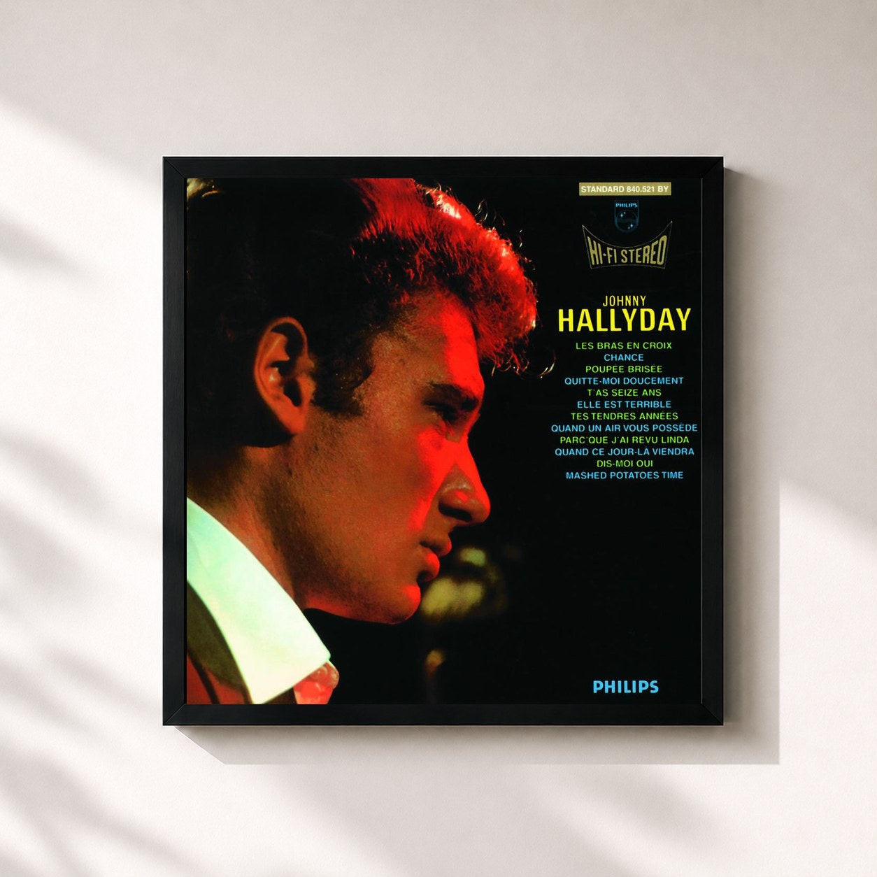 Johnny Hallyday · Les bras en croix