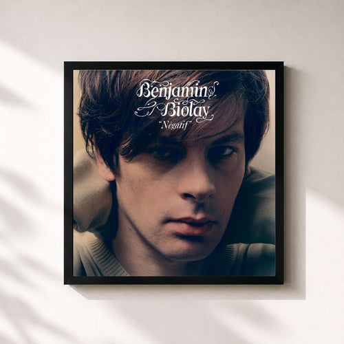 Benjamin Biolay · Négatif — Gerahmter Kunstdruck
