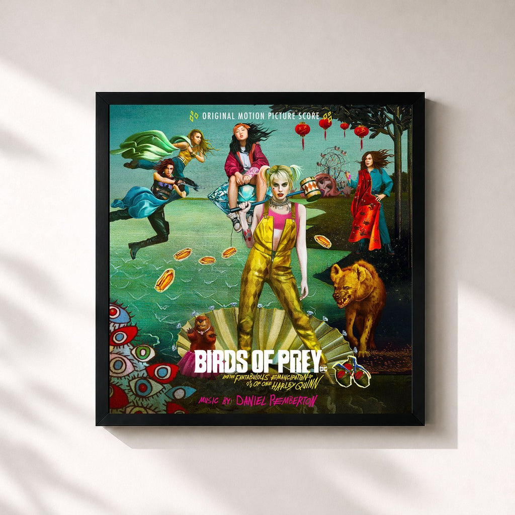 Tableau de l'album Birds of Prey: And the Fantabulous Emancipation of One Harley Quinn (Original Motion Picture Score) de Daniel Pemberton, imprimé et encadré en France